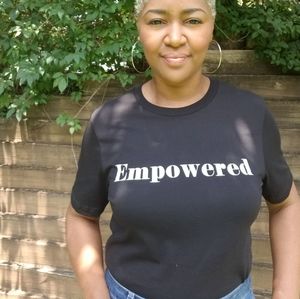 Empowered Black Tee